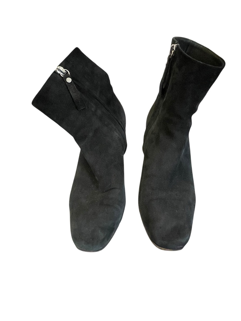 M.Gemi Black Suede Ankle Boots – Made in Italy – Size 37.5 / 6.5